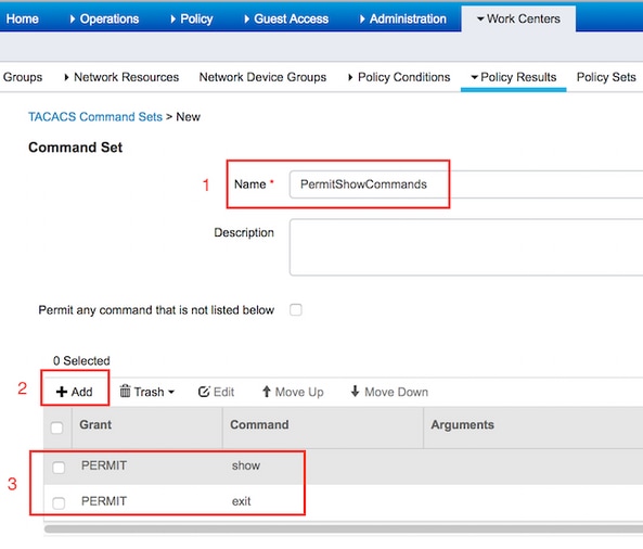 Geben Sie den Namen PermitShowCommands ein.