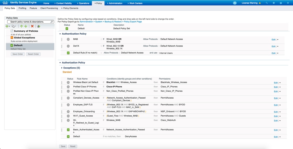 Configuración de las Políticas de Autenticación y Autorización en el Servidor RADIUS Externo para Solicitudes de Proxy desde ISE