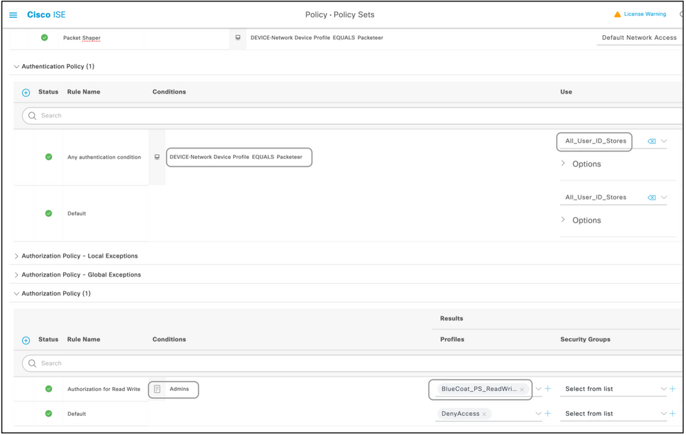 Formador de paquetes Cisco ISE