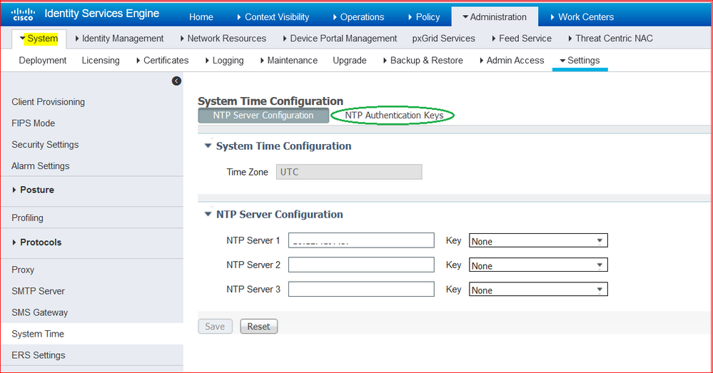 NTP-verificatie GUI