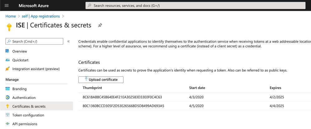 Integre Intune MDM con ISE: certificados y secretos