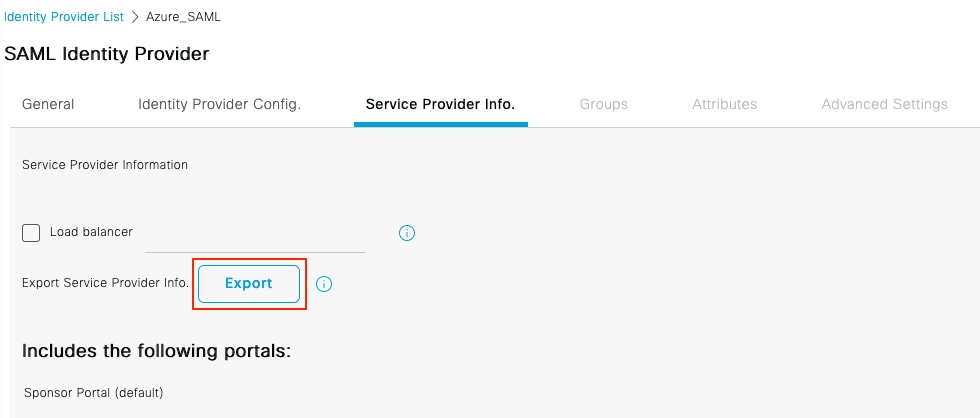 Informatie over serviceproviders exporteren.