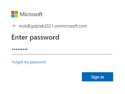 Voer Microsoft Credentials in