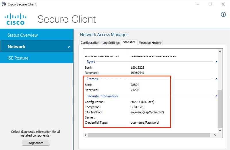 Secure Client user interface