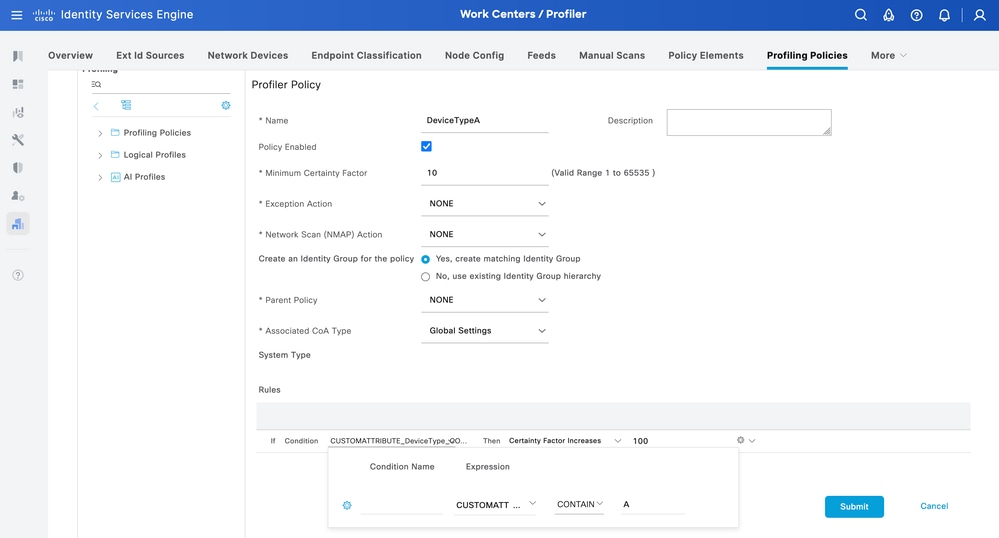 Profiler Policy