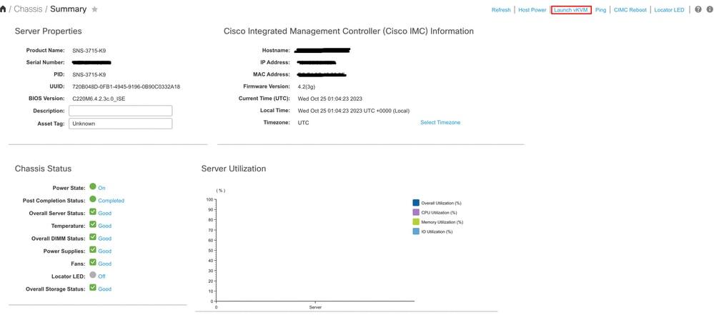 Démarrage de l'installation KVM