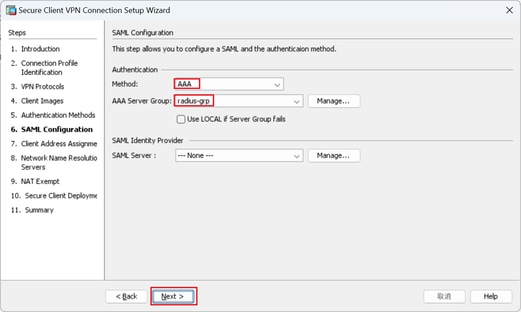 SAML-configuratie