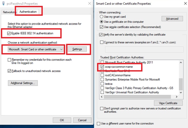 Enable Certificate Authentication