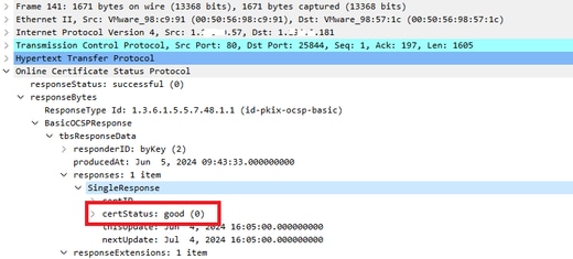 Capture Detail of OCSP Response