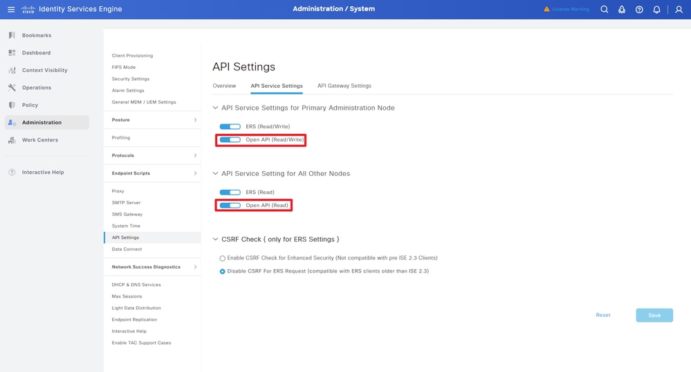 OpenAPI aktivieren