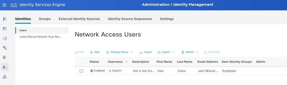 JSON用户帐户