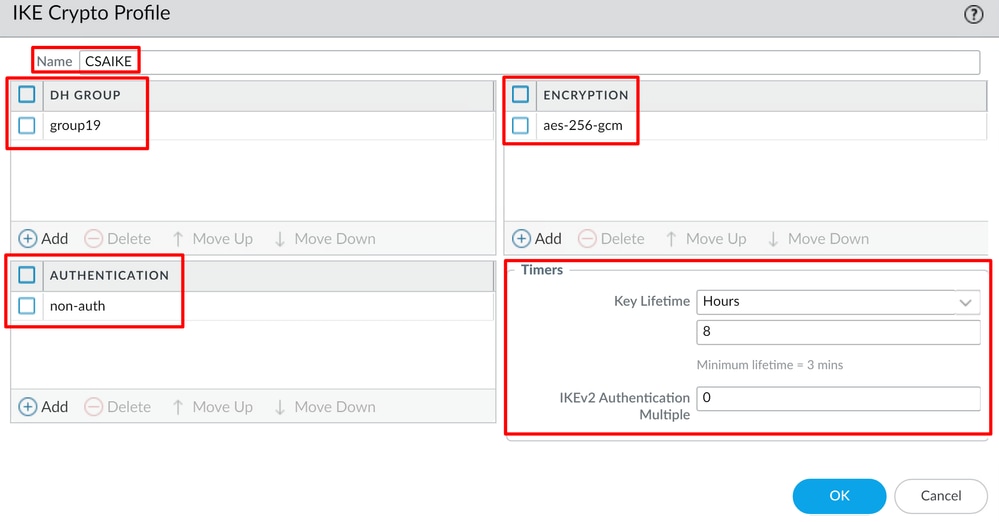 Palo Alto - IKE 암호화 프로파일