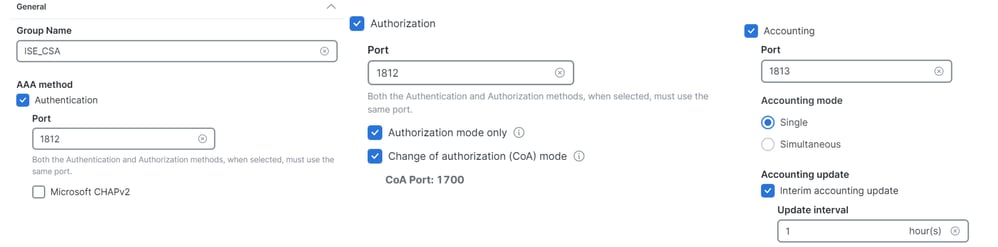 Secure Access - RADIUS-AAA