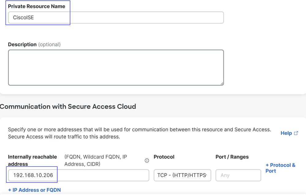 Secure Access - privé-bron