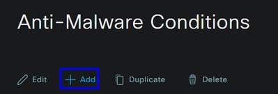 ISE - Condición - Condiciones anti-malware