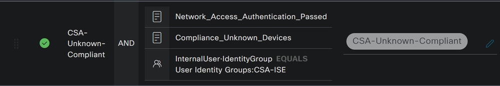 ISE - Conditions Studio - متوافق غير معروف 3