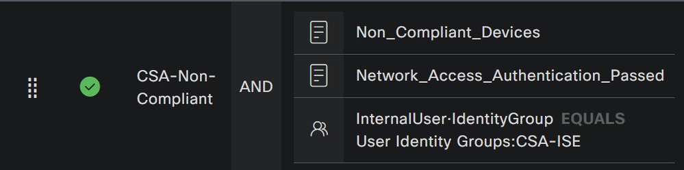 ISE - Conditions Studio - Non Compliant 2