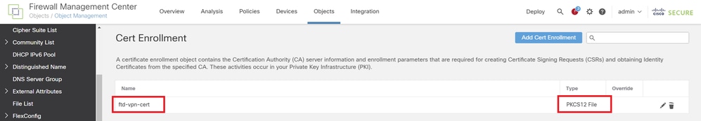 New Certificate Enrollment