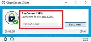 엔지니어 클라이언트에서 VPN 연결 시작