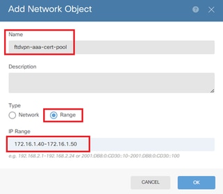 IPv4地址池的详细信息