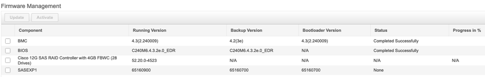 Gestión del firmware