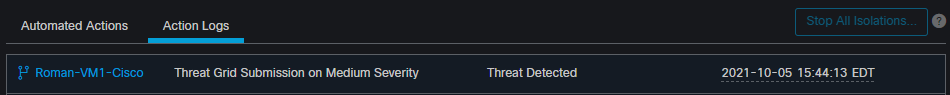 Secure Endpoint Dashboard