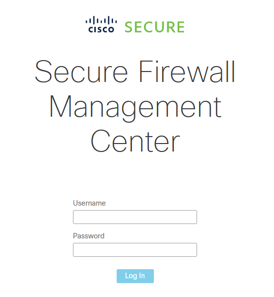 Accès à l'interface utilisateur Secure Firewall Management Center