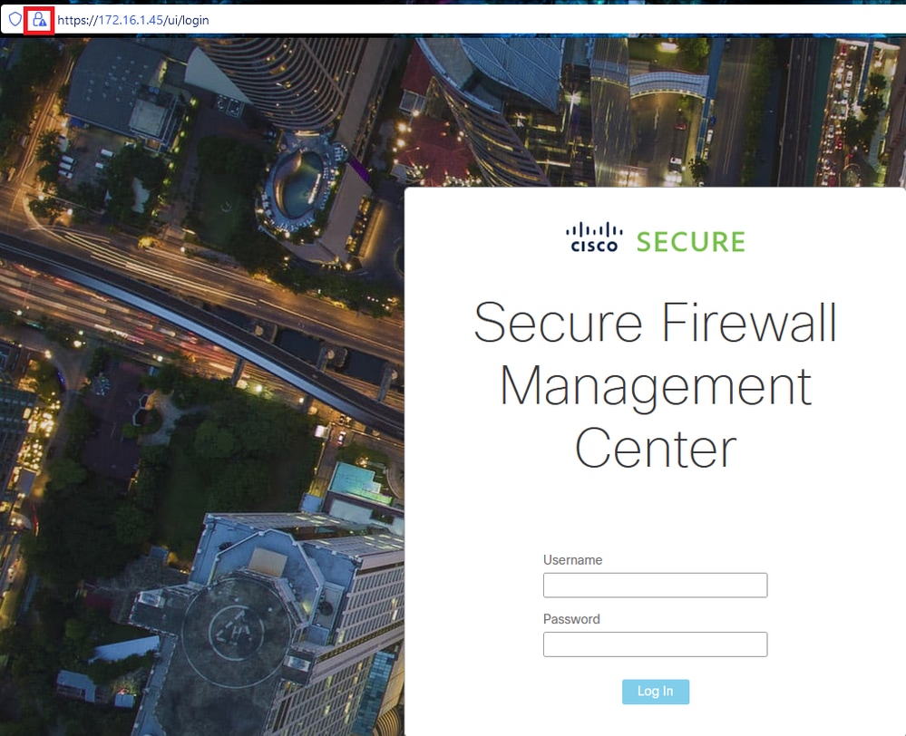 Certificat Secure Firewall Management Center