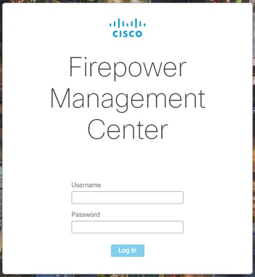 Faça login no Firepower Management Center