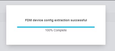 Config-extractie voltooid