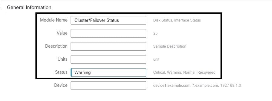 Failover Filter Messages