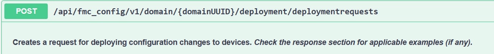 Demande de déploiement de modifications de configuration