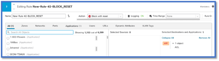 GUI de configuração