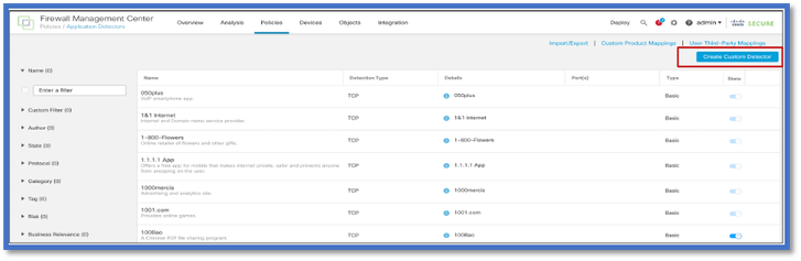 GUI de configuração