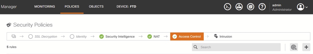 FDM Access Control Tab