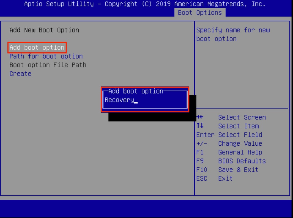 Secure Malware Analytics - Add Boot Option