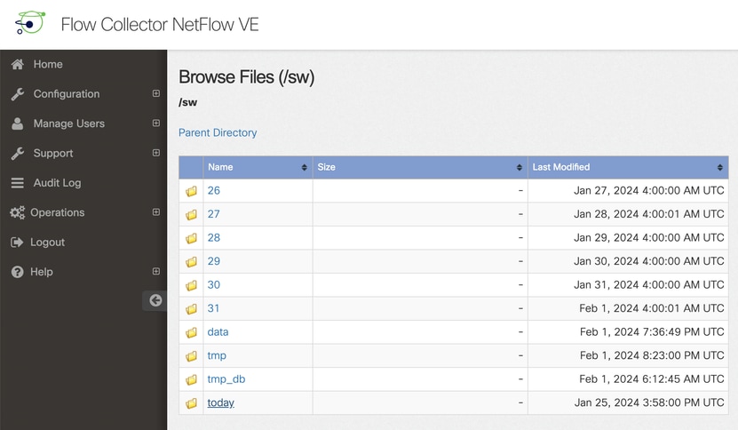 متصفح ملفات SNA داخل sw/ directory