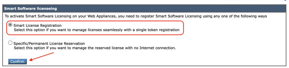 Afbeelding - kies Smart License Registration