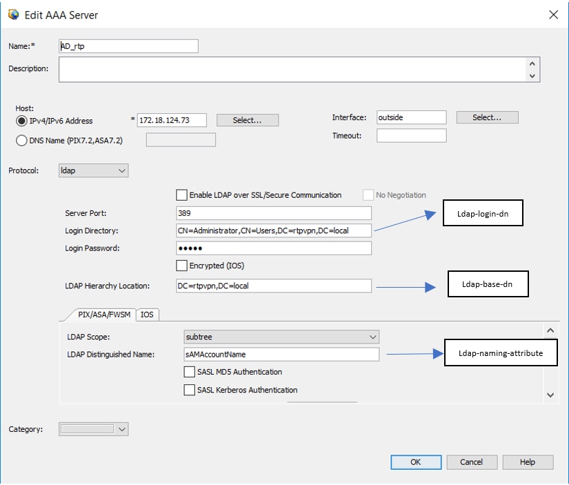 AAA Server Configuration