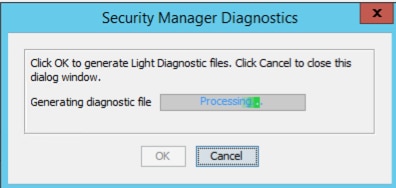 CSM Light Diagnostic File Generation - 2