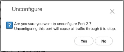 Unconfigure Port-2