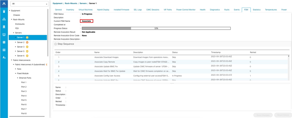 service profile association