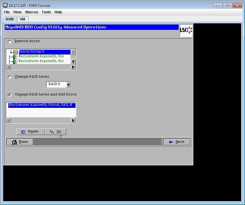 Adding Additional Physical Drive to the Array