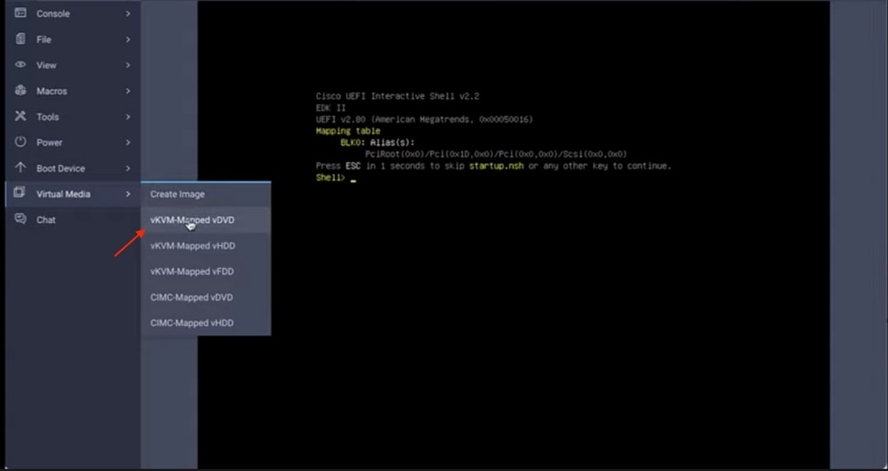 UCS configuration UI