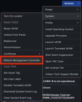 IMM controller di gestione riavvio