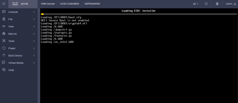 Programma di installazione ESXi