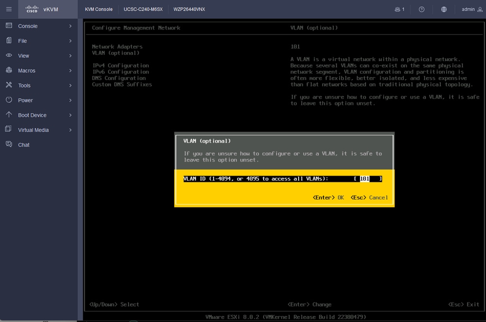 Configurazione Vlan