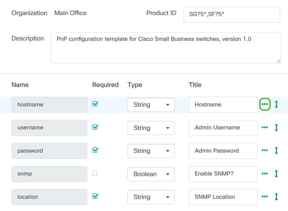 Modify the metadata associated with each placeholder using the form on the right to ensure that the placeholder is presented to the user in the most appropriate way. 