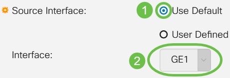 In the Source Interface field, select a radio button to determine what IP address will be used in the TLV field of outgoing CDP packets. 