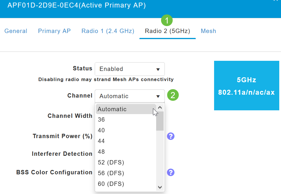 Dynamic Frequency Selection 